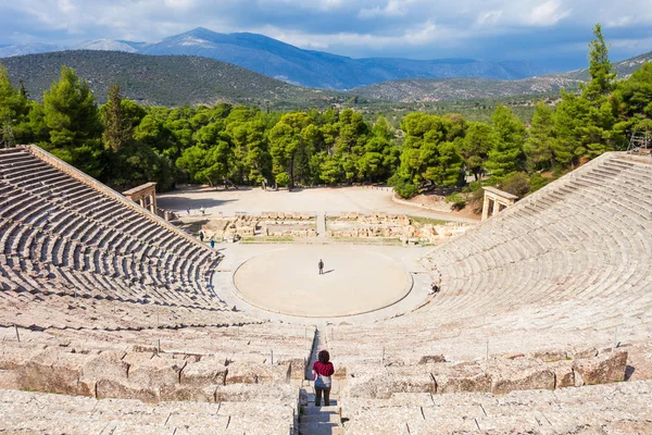 Epidaurus Ancient Theatre, Grecia — Foto de Stock