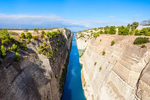 Corinto Canal na Grécia — Fotografia de Stock