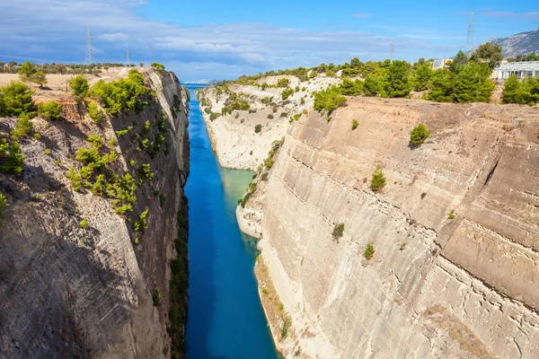 Corinth Canal in Greece — Stock Photo, Image