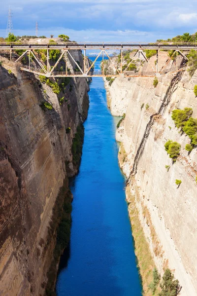 Corinth Canal in Greece — Stock Photo, Image