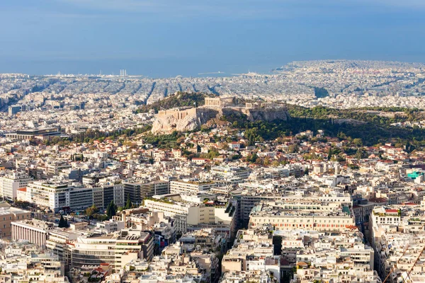 Acrópolis ateniense en Grecia — Foto de Stock