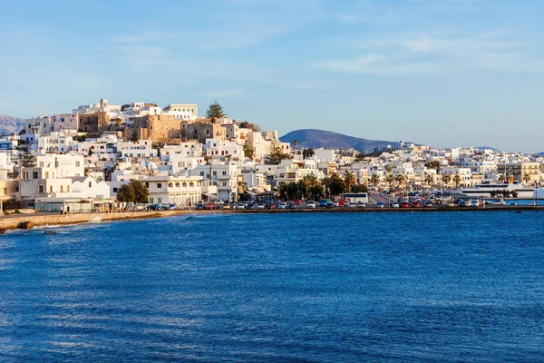 Naxos eiland luchtfoto — Stockfoto