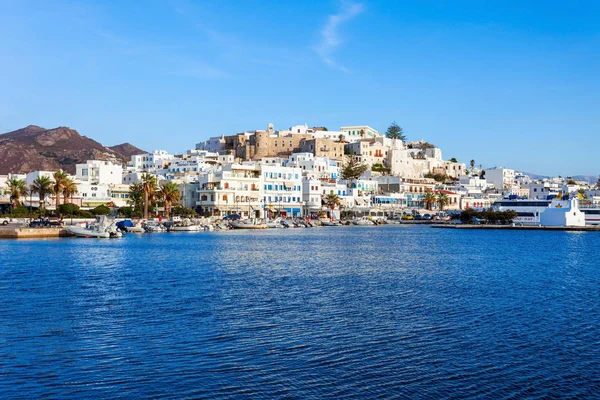 Naxos eiland luchtfoto — Stockfoto