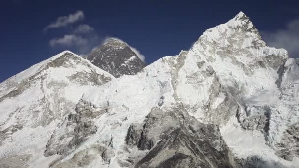 Everest, Nuptse y Lhotse — Vídeo de stock