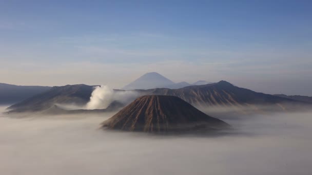 Volcan Bromo timelapse, Indonésie — Video