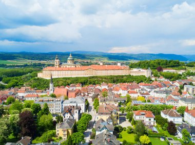 Melk Monastery aerial view clipart