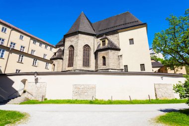 Nonnberg Abbey Stift, Salzburg clipart