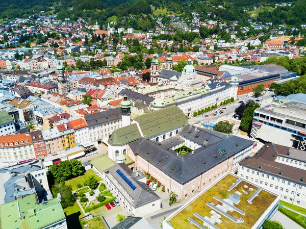 Innsbruck havadan görünümü, Avusturya — Stok fotoğraf