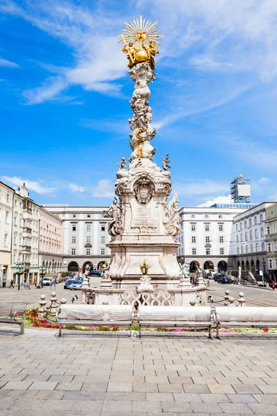 Κεντρική πλατεία Hauptplatz, Linz — Φωτογραφία Αρχείου