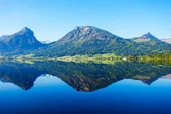 Wolfgangsee sjö i Österrike — Stockfoto