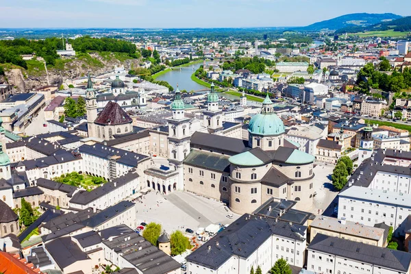 Salzburg aerial panoramic view — Stock Photo, Image