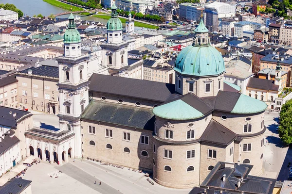 Salzburg aerial panoramic view — Stock Photo, Image