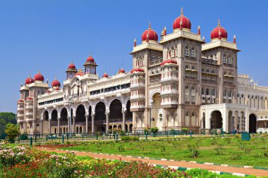 Mysore palace in India clipart