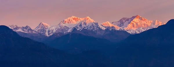 Kangchenjunga vista a la montaña —  Fotos de Stock
