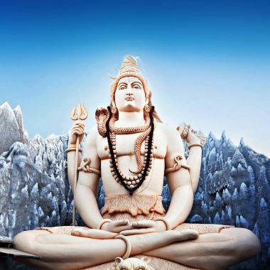 Lord Shiva Statue clipart