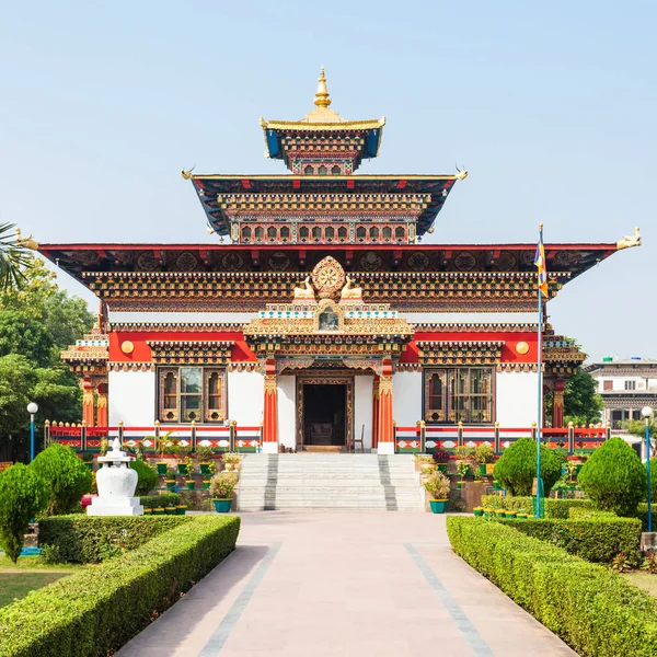 Bhutan-Tempel, Bodhgaya — Stockfoto