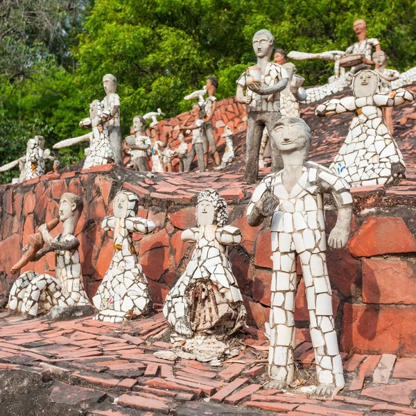 Jardim de rochas, Chandigarh — Fotografia de Stock