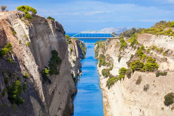 Corinth Canal in Greece — Stock Photo, Image