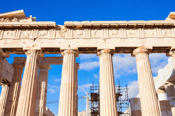 Храм Парфенон в Афінах — стокове фото