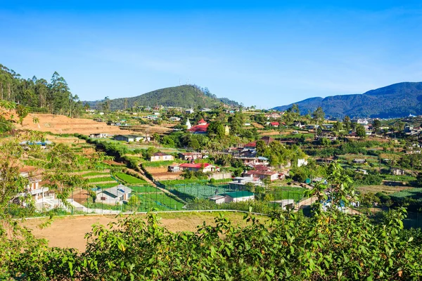 Nuwara Eliya vue sur la ville — Photo