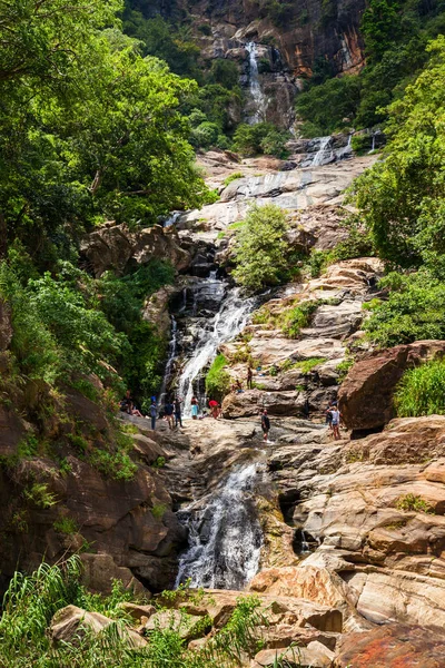 Ravana Falls poblíž Ella — Stock fotografie