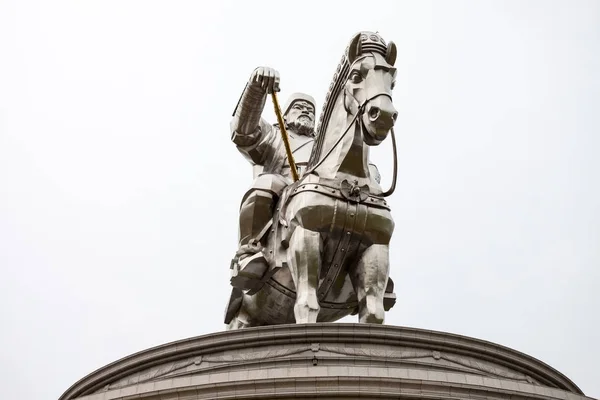 Estatua ecuestre de Genghis Khan — Foto de Stock