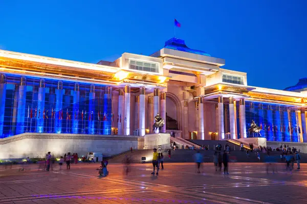 Government Palace in Ulaanbaatar — Stock Photo, Image