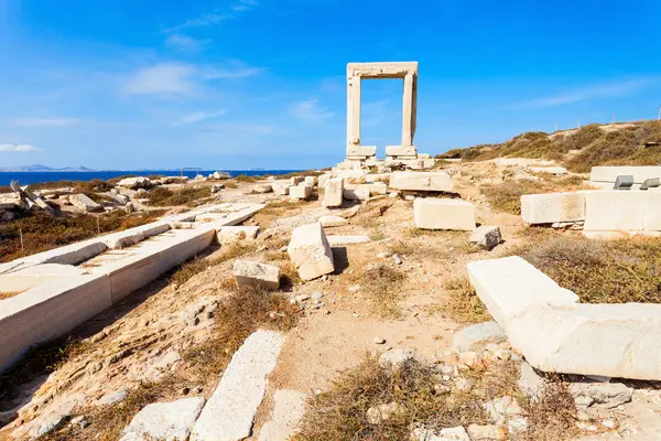Portara Palatia, Naxos island — ストック写真
