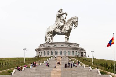 Genghis Khan Equestrian Statue clipart