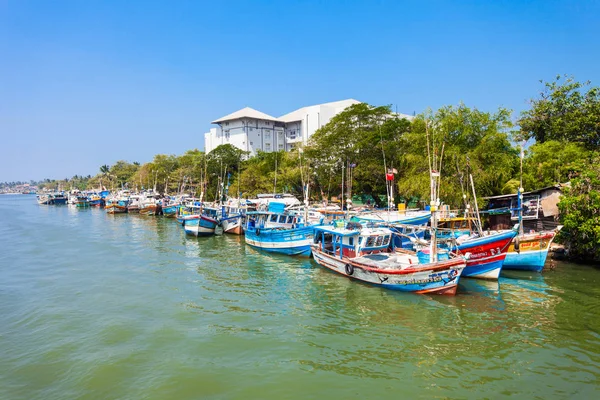 Vissersboten in Negombo — Stockfoto