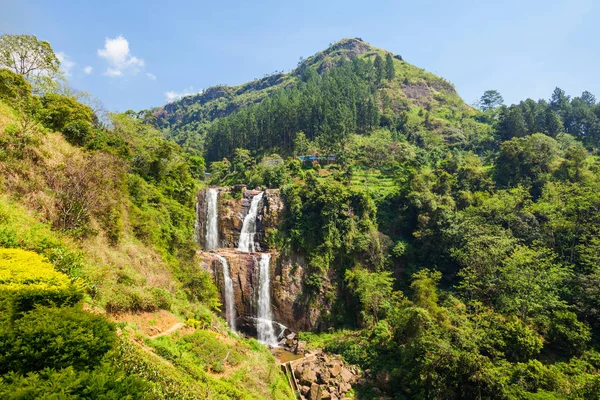 Vodopádů Ramboda, Srí lanka. — Stock fotografie