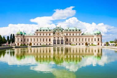 Belvedere Palace in Vienna clipart