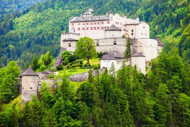 Hohenwerfen Castle in Austria clipart