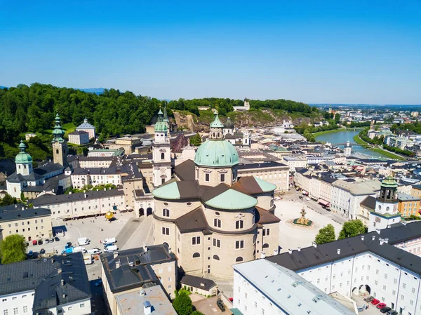 Salzburg hava görünümünü, Avusturya — Stok fotoğraf