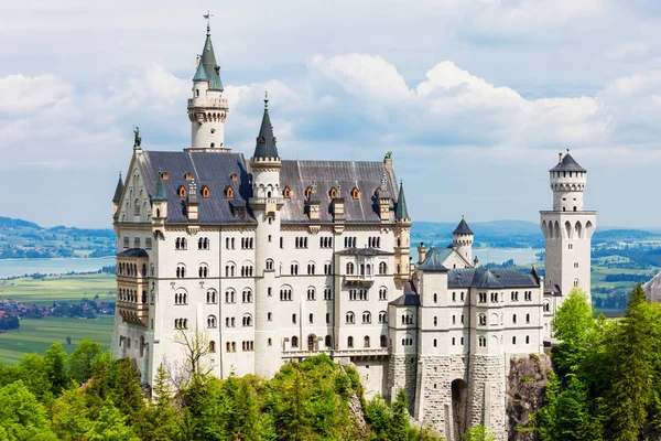 Zamek Schloss Neuschwanstein, Niemcy — Zdjęcie stockowe