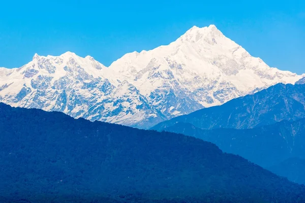 Alpejskim widok, Gangtok — Zdjęcie stockowe