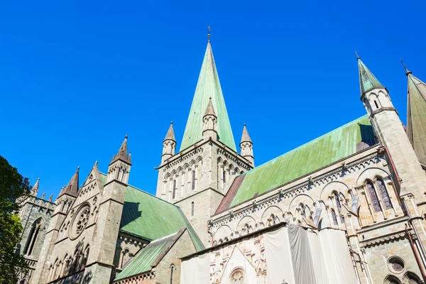 Catedral de Nidaros em Trondheim — Fotografia de Stock