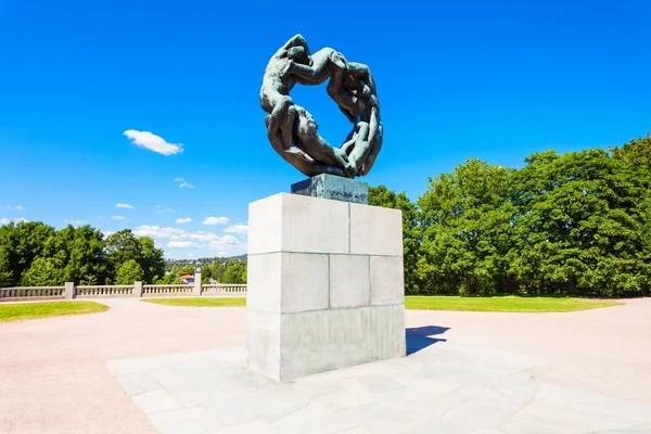 Vigeland sculpture park, Oslo — Stock fotografie