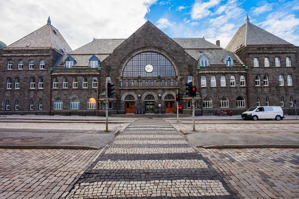 Bergen Railway Station, Noorwegen — Stockfoto