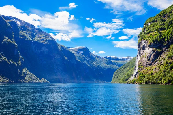 Geiranger at Geirangerfjord, Norway — Stock Fotó