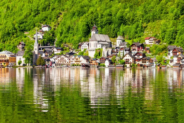 Hallstatt cidade velha, Áustria — Fotografia de Stock