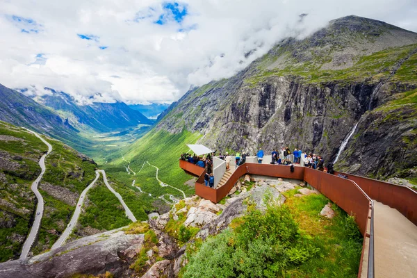 Trollstigen 巨魔之路, 挪威 — 图库照片