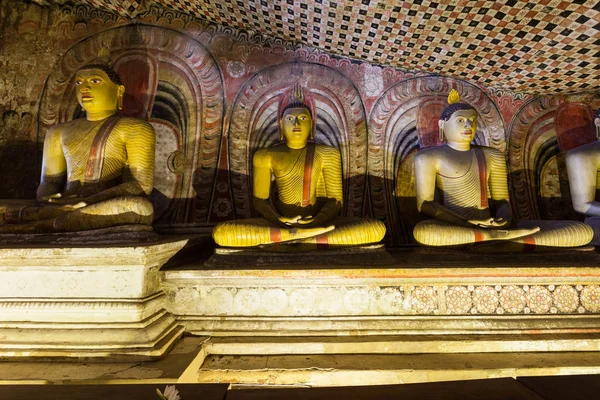 Jeskynní chrám Dambulla Golden — Stock fotografie