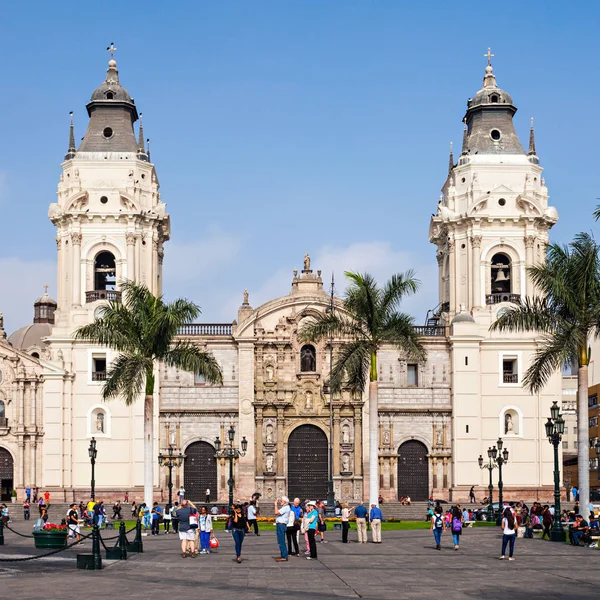 Basilika Kathedrale, Lima — Stockfoto
