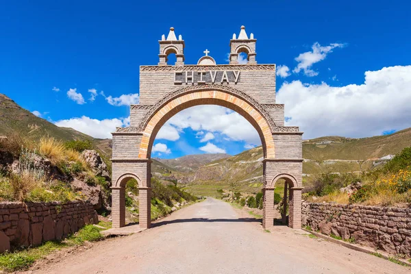 Ciudad de Chivay, Perú — Foto de Stock