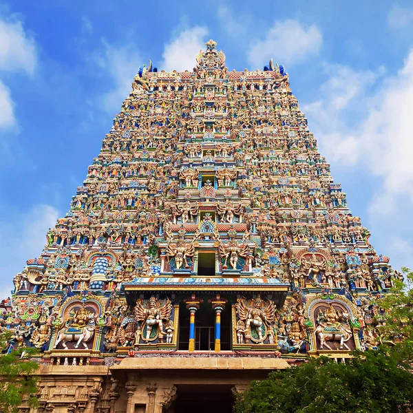 Menakshi tempel, india — Stockfoto