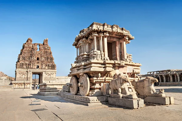 Chariot y Vittala templo — Foto de Stock
