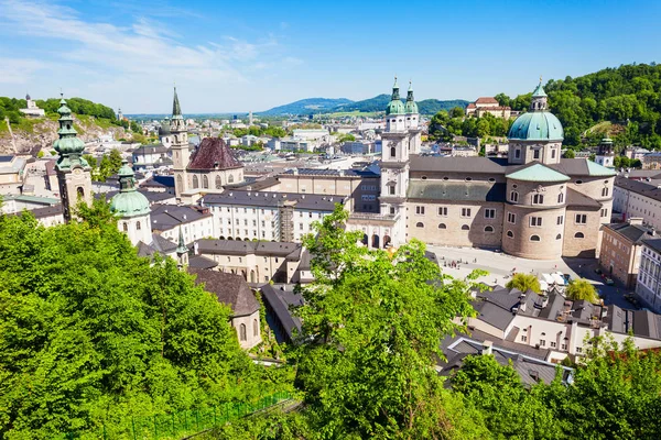 Salzburg aerial panoramic view — Stock Photo, Image