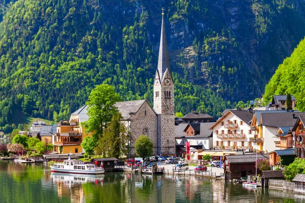 Ciudad vieja de Hallstatt, Austria —  Fotos de Stock