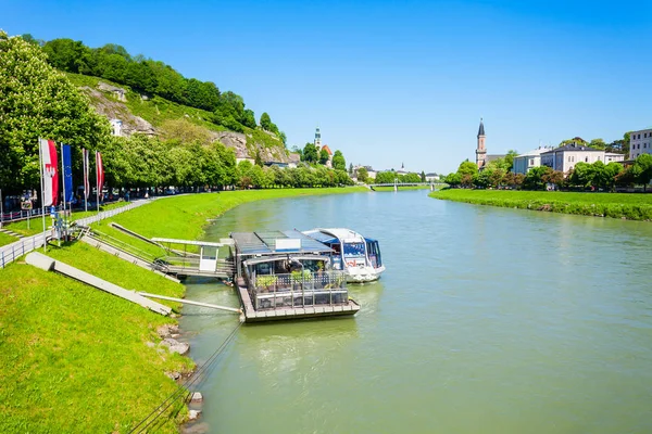 Salzach river in Salzburg — Stock Photo, Image